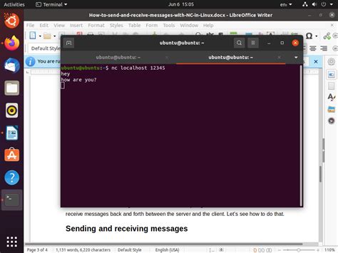 Linux Tutorial: How To Send And Receive Messages With Nc In Linux?